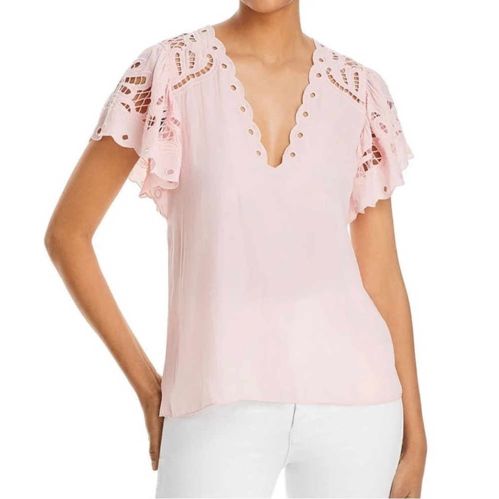 Ramy Brook Rochelle Pink Top